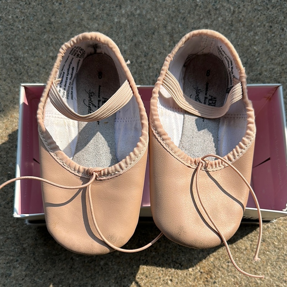 Kids Ballet-Style Slip-On Slippers in Blush Pink